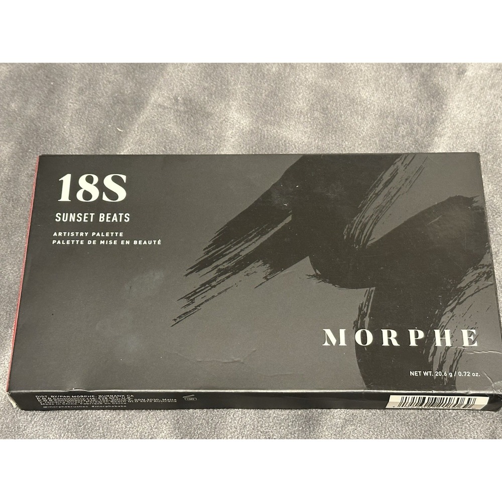 Morphe 18S Sunset Beats 18 Pressed Powder Palette Eyeshadow Makeup New